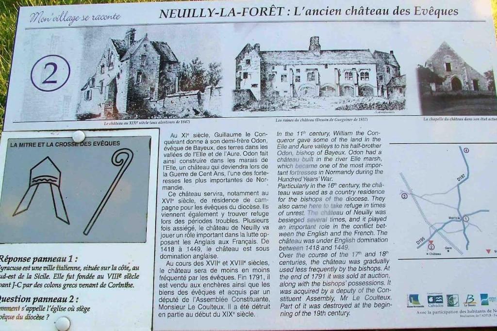 Le Chateau De Neuilly La Foret Vila Isigny-sur-Mer Exterior foto